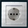 1590443-031 S15 Розетка 1 гнездо с заземлением и шторками, слоновая кость (уп.20шт.) ВЫВЕДЕНА ИЗ АССОРТИМЕНТА 1590443-031 - фото 605921