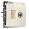 W1181303 Розетка ТВ+Ethernet RJ-45 cat.6, слоновая кость (уп.10шт.) Werkel™ a056110-1 - фото 605988