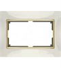 WL03-Frame-01-DBL-ivory Snabb Рамка для двойной розетки, слоновая кость (уп.10шт.) WERKEL a033482 - фото 606129