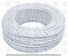 B1-424-71-50 Ретро провод (Провод ПВО) 2х1,5мм² белый матовый (бухта 50м.) BIRONI (Россия) B1-424-71-50 - фото 606198