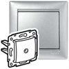 770129 Valena Classic ТВ розетка звезда 1.5дБ 2400МГц, алюминий (уп.10шт.) Legrand (Франция) 770129 - фото 606210
