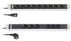 SHE19-8SH-S-2.5IEC/SHT19-8SH-S-2.5IEC Блок розеток для 19" шкафов, выкл. с подсв., 8 роз., 10A Hyperline SHT19-8SH-S-2.5IEC - фото 606284