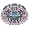 19290 CD4141 JCDR 50W G5.3 розовый-прозрачный, хром (с лампой) Светильник встраиваемый (уп.30шт.) 19290 - фото 606439