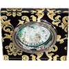 28464 8787-2 15LED*2835 SMD 4000K MR16 12V 50W G5.3, черный, серебро Св-к встраиваемый (уп.50шт.) 28464-1 - фото 606642