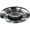 18634 DL239 MR16 50W G5.3 "круг", черный/алюминий Светильник встраиваемый (уп.100шт.) FERON 18634 - фото 606658