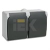 ERS22-K03-16-54-DC ФОРС РСб22-3-ФСр Розетка двухместная с з/к откр. установки IP54 (уп.5шт.) IEK® ERS22-K03-16-54-DC - фото 607112