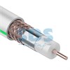 FD 01-2431-6 Кабель SAT 703 B, Cu/Al/Cu (64%) 75Ом, белый (бухта 100м.) PROconnect 676861 - фото 607425