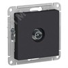 ATN001093 AtlasDesign Механизм TV розетки коннектор, карбон (уп.5шт.) Systeme Electric (Россия) ATN001093 - фото 607446