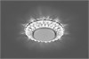 29540 CD4026 с драйвером в комплекте 20LED*2835 SMD 4000K, 15W GX53, без лампы, прозрачный, хром Светильник встраиваемый (уп.10/50шт.) FERON (Китай) 29540 - фото 607744