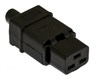 CON-IEC320C19 Разъем IEC 60320 C19 220В 16A на кабель, контакты на винтах (плоские контакты внутри разъема), прямой Hyperline CON-IEC320C19 - фото 607779