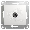 GSL000191 Glossa Механизм розетки TV 1дБ 1 гнездо оконечная, белая, механизм (уп.10шт.) Systeme Electric (Россия) GSL000191 - фото 607918