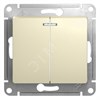 GSL000253 Glossa Двухклавишный выключатель с подсветкой (сх.5а), бежевый, механизм (уп.20шт.) Schneider Electric GSL000253 - фото 607967