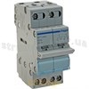 SFT240 Переключатель I-0-II, 2P, Ie=40A,  общие точки сверху, ширина 2M HAGER (Германия) SFT240 - фото 608147