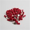 39409 LD401-15250 Наконечник плоский Изолированный (папа) РпИп 1,5-250 красный (упаковка 100 шт) Stekker 39409 - фото 608311