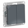 ATN000751 Atlasdesign Механизм выключателя двухклавишного (сх.5), грифель (уп.10шт.) Systeme Electric (Россия) ATN000751 - фото 608336