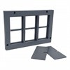 PP 80/45/6_LB KOPOBOX 80 Рамка приборная на 6 модулей 45х45 PP 80/45/6 (LB) напольного лючка KOPOS KOLÍN PP 80/45/6_LB - фото 608425