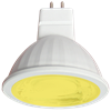 M2CY90ELT  Ecola MR16 LED color 9,0W 220V GU5.3 Yellow Желтый (насыщенный цвет) прозрачное стекло (композит) 47х50 M2CY90ELT - фото 608532