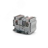 VPR-2.5-GY Клемма проходная, зажим push-in, 2 точки подключения, 2,5мм², серая (уп.140шт.) ДКС (Китай) VPR-2.5-GY - фото 609043