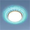 3028 GX53 TF тиффани Встраиваемый точечный светильник с LED подсветкой (уп.1/50шт.) Elektrostandard  3028 GX53 TF тиффани - фото 609051