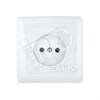 RS10-132-B «ХИТ» Розетка без заземления с/у 250В 10А белая (уп.114шт.) Schneider Electric RS10-132-B - фото 609457