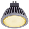 M2LG54ELC Ecola MR16 LED 5,4W 220V GU5.3 (алюм. радиатор) Лампа св/д золотистая (уп.10/100шт.) M2LG54ELC - фото 609484