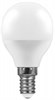 25479 LB-95 P LED 7Вт E14 4000К 580Лм шарик 220В (замена 60Вт) Лампа светодиодная (уп.10/100шт.) FERON (Китай) 25479-1 - фото 609498