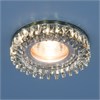 2216 MR16 SBK дымчатый Встраиваемый точечный светильник с LED подсветкой  (уп.10/50шт.) Elektrostandard 2216 MR16 SBK дымчатый - фото 609504