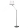 UML-T500 E27 SILVER/WHITE Светильник напольный (Торшер). Цвет cеребристый/белый. Uniel™ (Китай) UL-00010181 - фото 609702