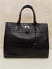  Сумка из кожи крокодила Premium Coods синий 680599 - фото 609842