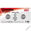 AG3-BP10 Mercury Free Элемент питания (для часов) 392A/LR41/192, 1,5V (уп.10/100шт.) Camelion (Китай) AG3-BP10 - фото 609857