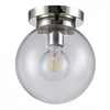 PL1 D200 Nickel/Transparente Потолочный светильник Crystal Lux (Испания) PL1 D200 Nickel/Transparente - фото 610364