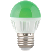 K7CG40ELB Ecola globe LED color 4,0W G45 220V E27 Green Лампа св/д шар зеленая (уп.10/100шт.) K7CG40ELB - фото 610505