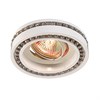 369841 NT14 220 белый/хрусталь Встраиваемый светильник IP20 GX5.3 50W 12V Fable Novotech 369841 - фото 610709