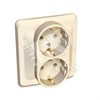 PC 16-007K ЭТЮД Розетка 2 гнезда с заземлением бежевая (уп.15шт.) Schneider Electric PC16-007K - фото 610746