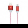 iK-12ssbox red Дата-кабель  USB-A штекер - USB-micro штекер, индикация заряда 1м красный SmartBuy iK-12ssbox red - фото 610759