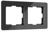W0022708 Acrylic Рамка на 2 поста, черный (уп.10шт.) Werkel™ a059317-1 - фото 610765