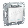 MGU5.0101.18NZD ДВУХКЛАВИШНЫЙ ВЫКЛЮЧАТЕЛЬ  С ИНДИКАЦИЕЙ БЕЛЫЙ (уп.10шт.) UNICA MGU5.0101.18NZD - фото 610771