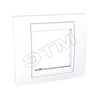 MGU6.002.18 Unica Хамелеон Рамка, 1 место, белая (уп.20шт.) Schneider Electric MGU6.002.18 - фото 611088