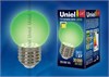 LED-G45-0,65W/GREEN/E27 Лампа светодиодная для декоративной подсветки. Цвет зеленый. (уп.10шт.) LED-G45-0,65W/GREEN/E27 - фото 611751