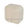 782232 Quteo Выключатель двухклавишный 10A 250B~ IP20 Слоновая кость (уп.20шт.) Legrand (Франция) 782232 - фото 611807