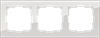 WL01-Frame-03 Favorit Рамка на 3 поста, дымчатое стекло (уп.5шт.) Werkel™ a030787 - фото 611848