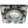 18871 8115-2 MR16 50W 12V G5.3 серебро-черный рисунок Светильник встраиваемый (уп.10/50шт.) FERON 8115-2 серебро-черный рис - фото 612203
