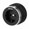 W5871051 Vintage черный матовый/хром Розетка с заземлением (уп.10шт.) Werkel™ a055919-1 - фото 612284