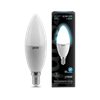 103101207 Gauss LED Candle E14 6.5W 4100К Лампа светодиодная "свеча" (уп.10/50шт.) 103101207 - фото 612624