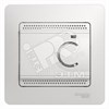 GSL000138 Glossa Термостат электронный теплого пола, от +5 до +50°C, 10A, белый, в сборе (уп.2шт.) Systeme Electric (Россия) GSL000138 - фото 612632