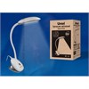 TLD-529 Grey-White/LED/400Lm/4500K Светильник настольный «прищепка». Цвет-серый с белым. (уп.12шт.)  TLD-529 Grey-White/LED/40 - фото 612642