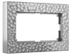 W0082406 Hammer Рамка для двойной розетки серебряная (уп.10шт.) Werkel™ a052534-1 - фото 612965