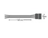 SLC-09 Соединитель для лент LED RGB (3шт.)  SLC-09 - фото 613269