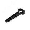 81830 Fortisflex Дюбель-хомут черный Ø12-6мм (уп.100шт.) КВТ (Россия) 81830 - фото 613337