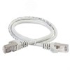 PC01-C5EFL-1M Патч-корд F/FTP, Cat.5e, 1м, ЭКРАН, стандартный разъем, серый ITK® PC01-C5EFL-1M - фото 613741